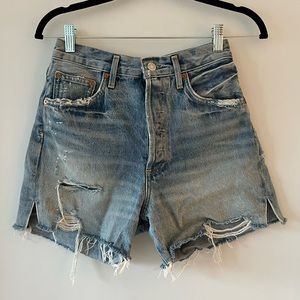 Agolde Dee, Super High Rise Shorts